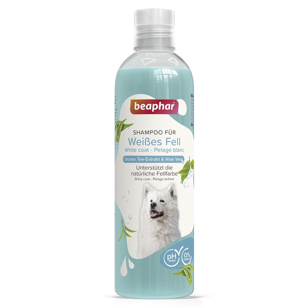 beaphar hundschampo för vit päls - 250 ml