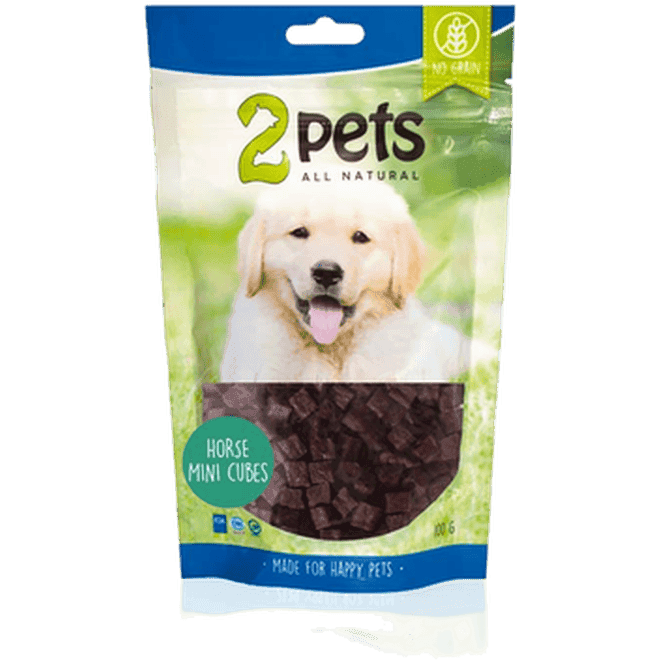Dogsnack MiniCubes Horse 400 g