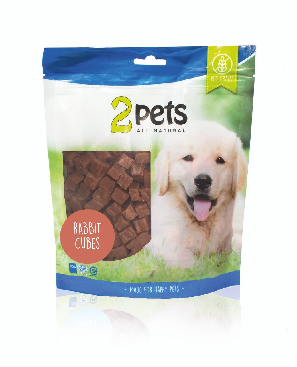 Rabbit Cubes hundgodis - 400 g