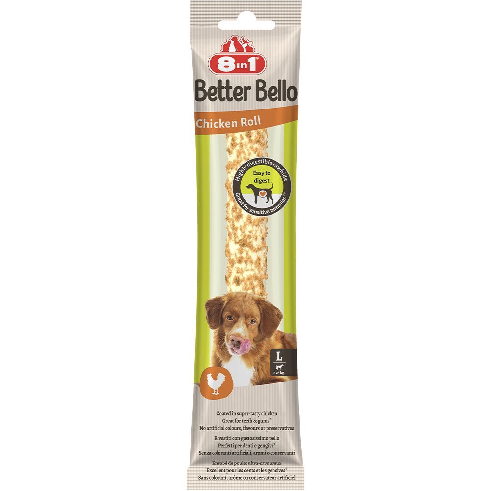 8in1 Better Bello Chicken Roll - 1 st (storlek L)