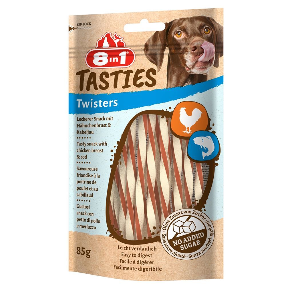 8in1 Tasties Chicken Twisters - 3 x 85 g