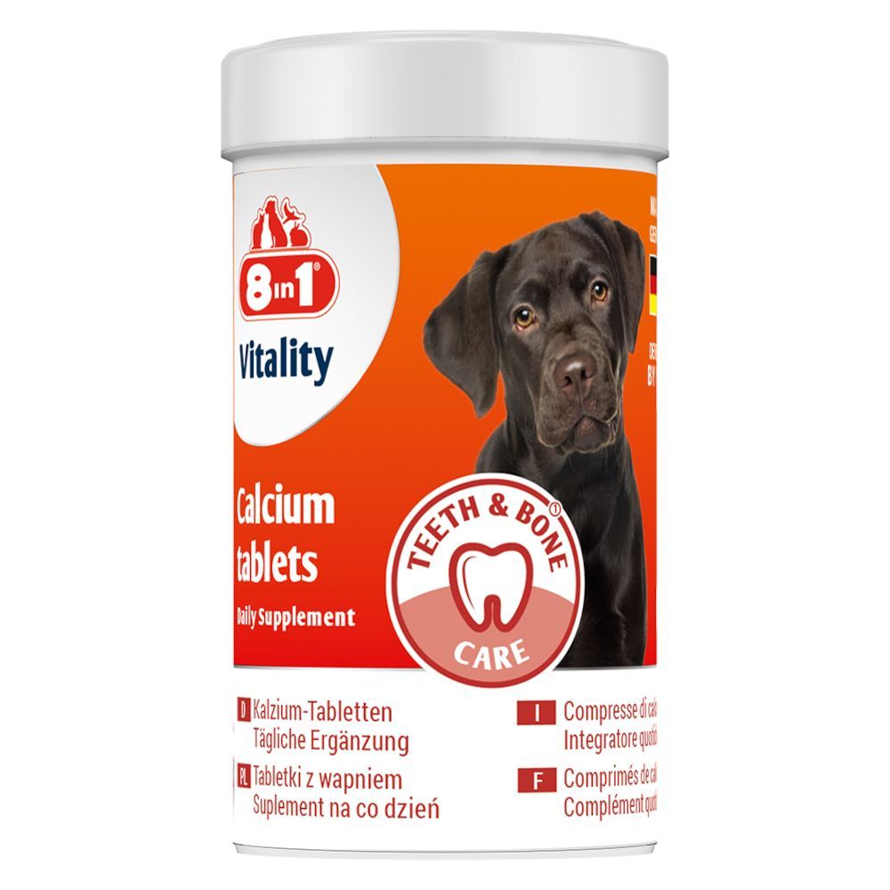 8in1 Vitality kalciumtabletter - 155 tabletter