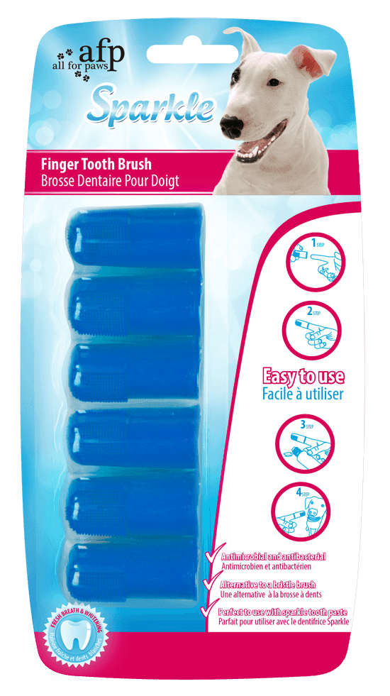 AFP Sparkle Fingertandborstar 6p