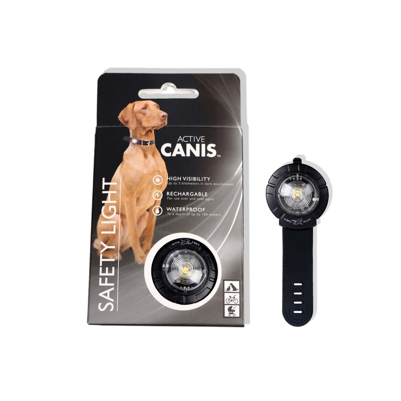 AC Safety Light Reflexlampa - Vit