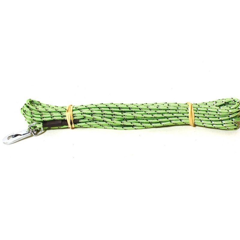 Alac Spårlina Nylon Reflex - 15m x  4mm - Grön