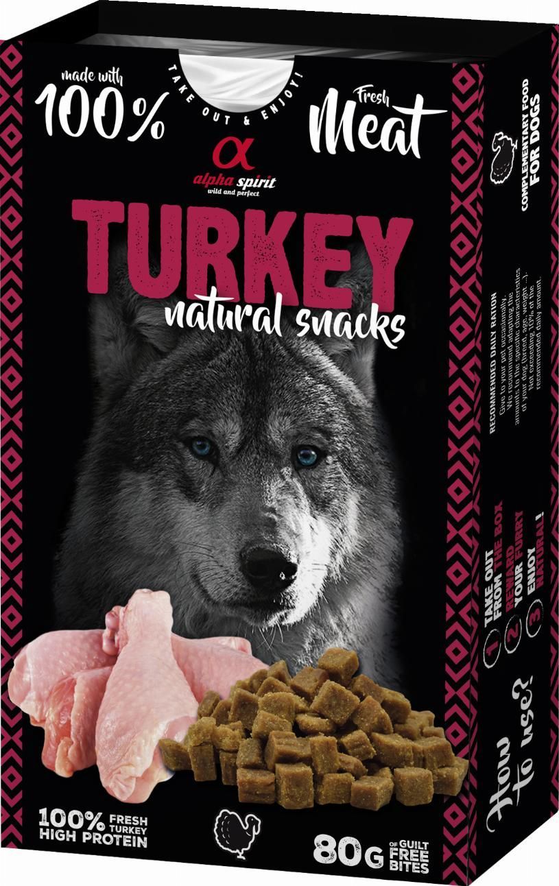 AlphaSpirit Naturals Hundgodis - Kalkon