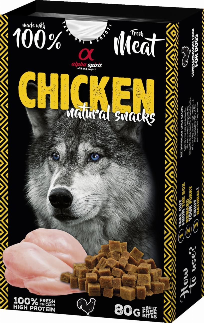 AlphaSpirit Naturals Hundgodis - Kyckling