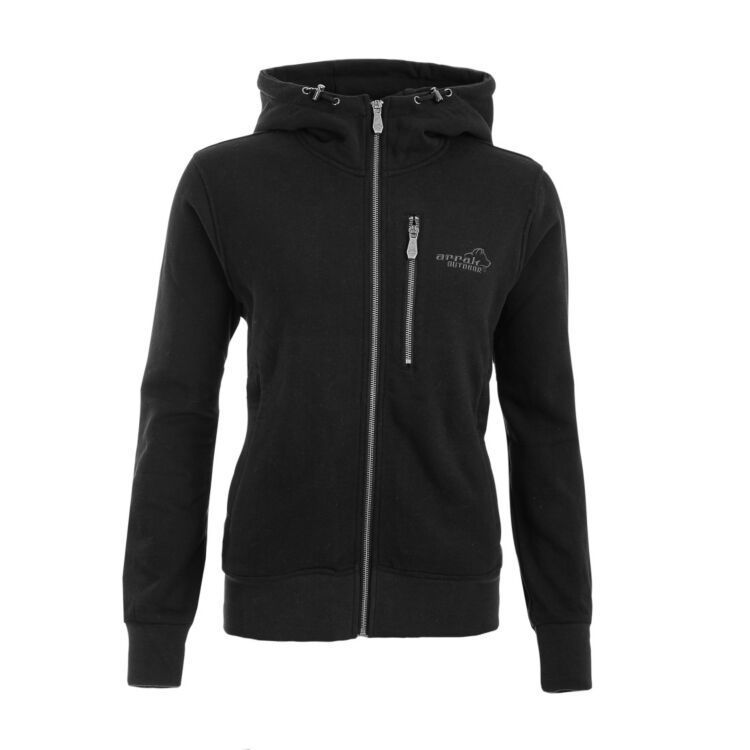 Arrak Outdoor Sporty Hoodie Dam - Svart
