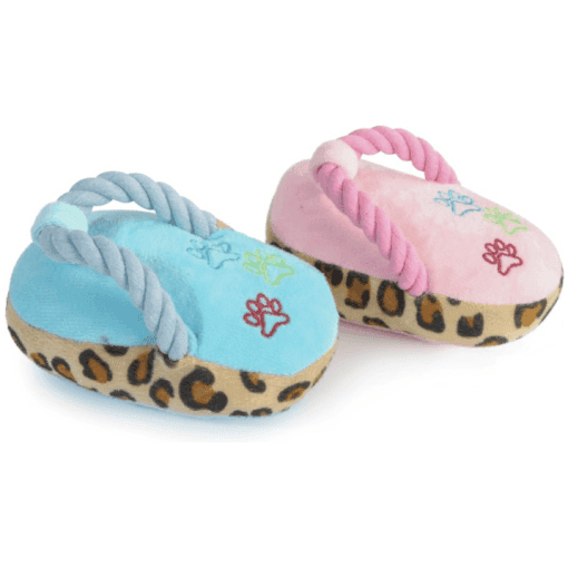 Flipflop med pip Hundleksak - 15 cm