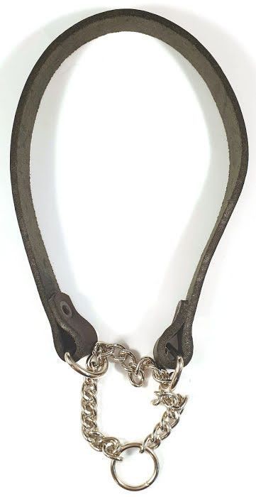 Halvstryp i Garvat Läder - Brun 30 cm x 12 mm