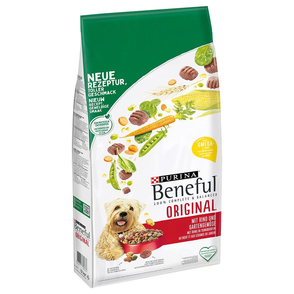 Beneful Original Oxkött & grönsaker - 12 kg