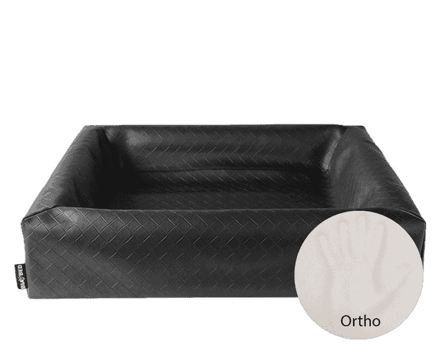 Biabädd Ortho Svart Square Nr 6 - 80 x 100 cm