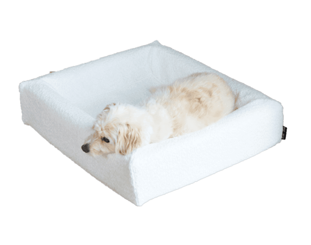 Överdrag Premium Bouclé Nr 7 - 100x120x15cm, Vit