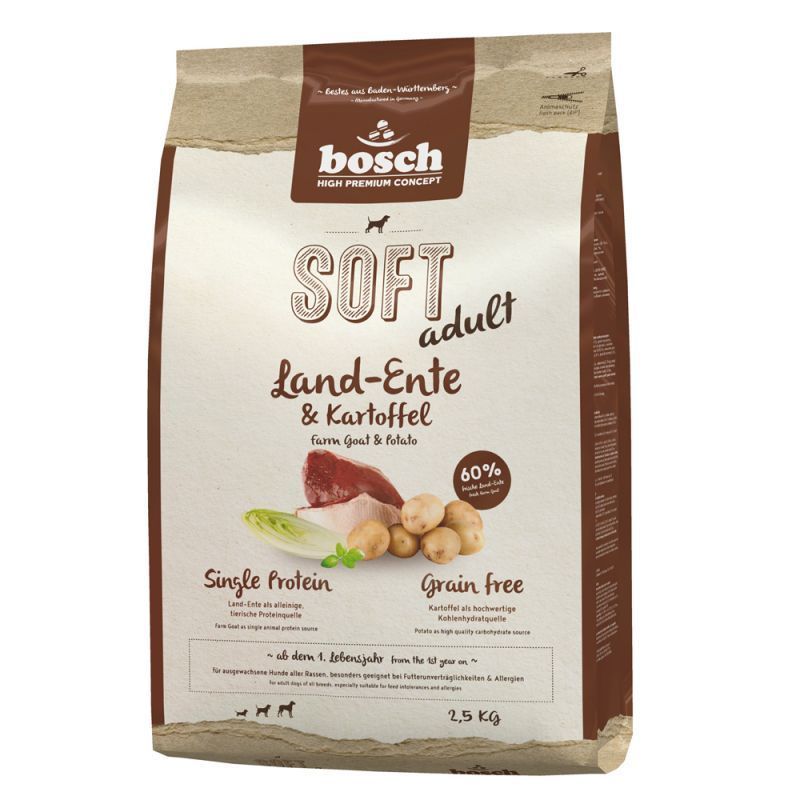 bosch Soft Anka & potatis - 2,5 kg