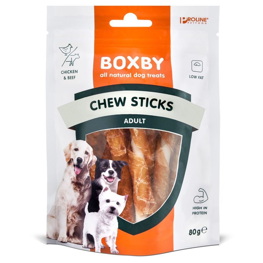 Boxby Chew Stix Chicken - 80 g
