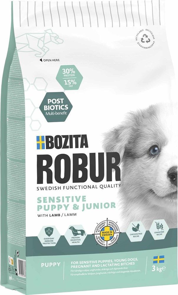 Bozita Robur Sensitive Grain Free Puppy 3 kg