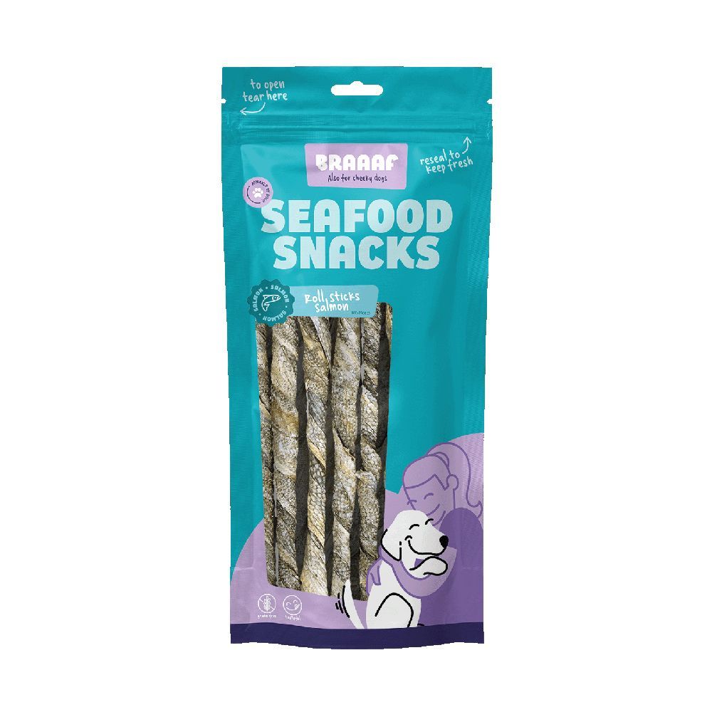 Braaaf Salmon Roll Stick - 2 x 20 cm (194 g)