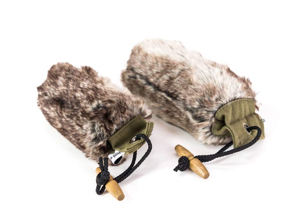 Bruks Dummy med fuskpäls  - 250/500 g (500g)