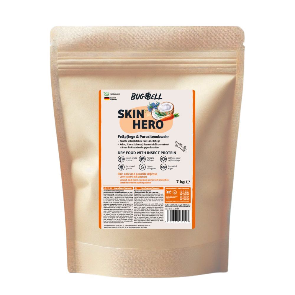 BugBell Skin Hero torrfoder - 7 kg