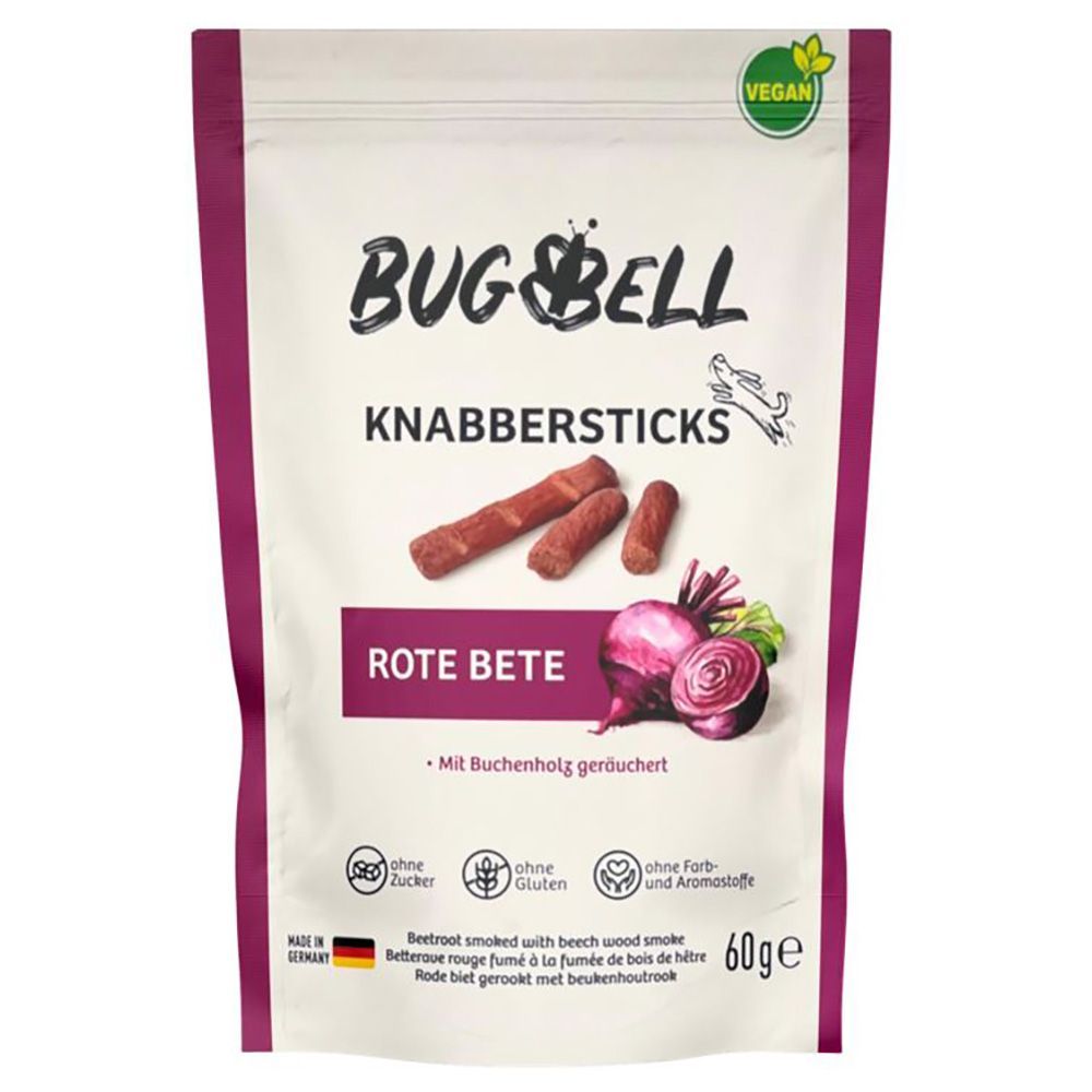 BugBell tuggpinnar med rödbeta - 60 g