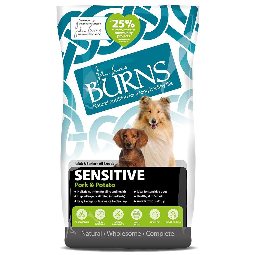 Burns Adult Sensitive - Pork & Potato - 12 kg