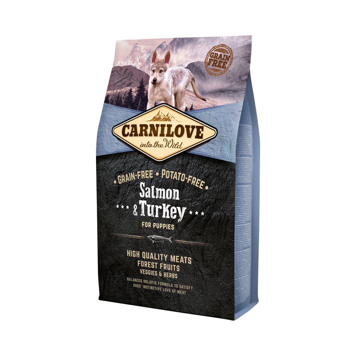 Carnilove Dog Puppy Salmon & Turkey - 4 kg