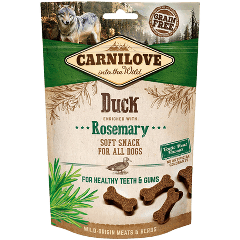 Dog Semi Moist Snack Duck & Rosemary 200 g