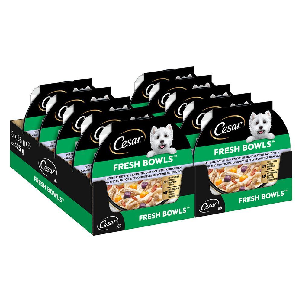 Cesar Fresh Bowls - Anka i sås (10 x 85 g )