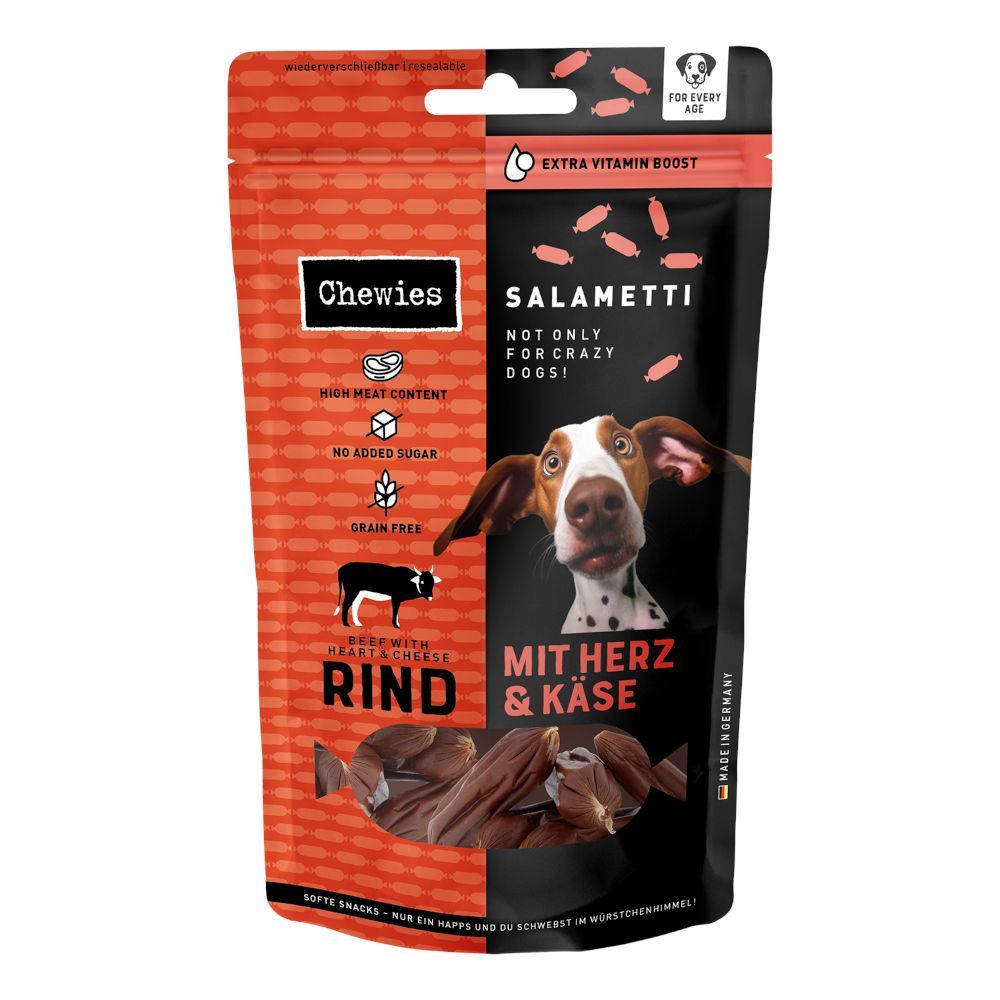 Chewies Salametti - Nötkött & hjärta & ost (200 g)