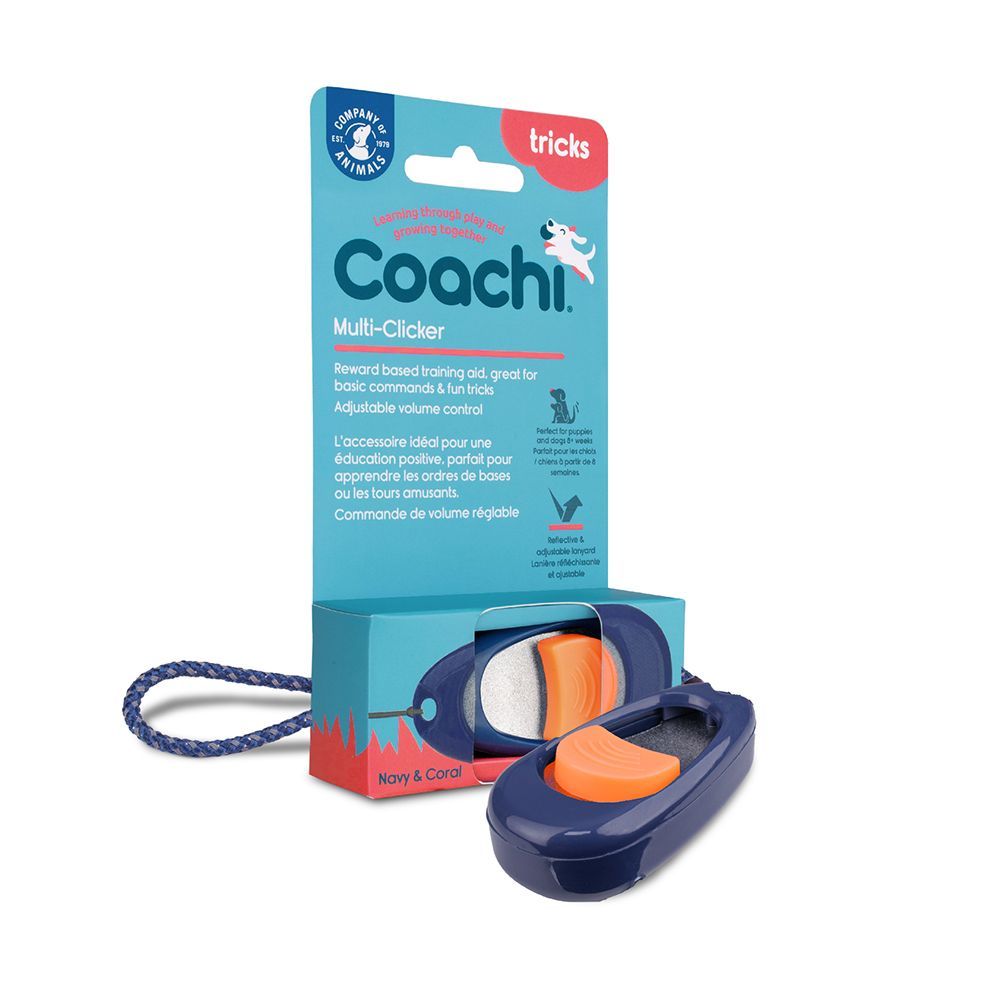 Coachi Multi-Clicker för hundar - Navy