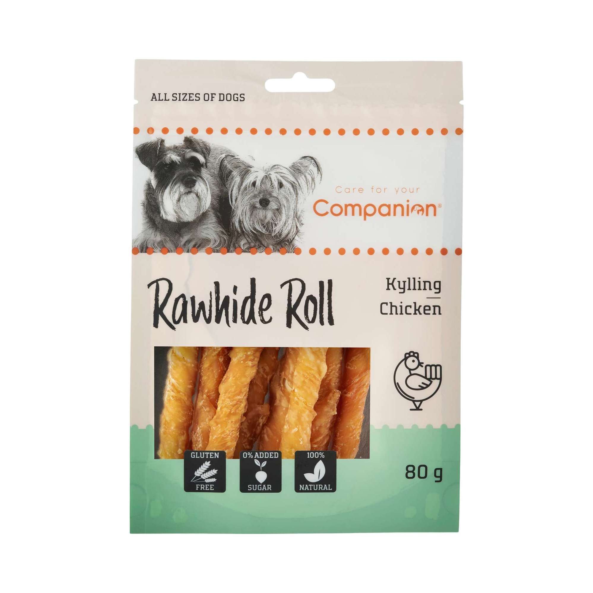 Companion Chicken Rawhide Roll - 80 g