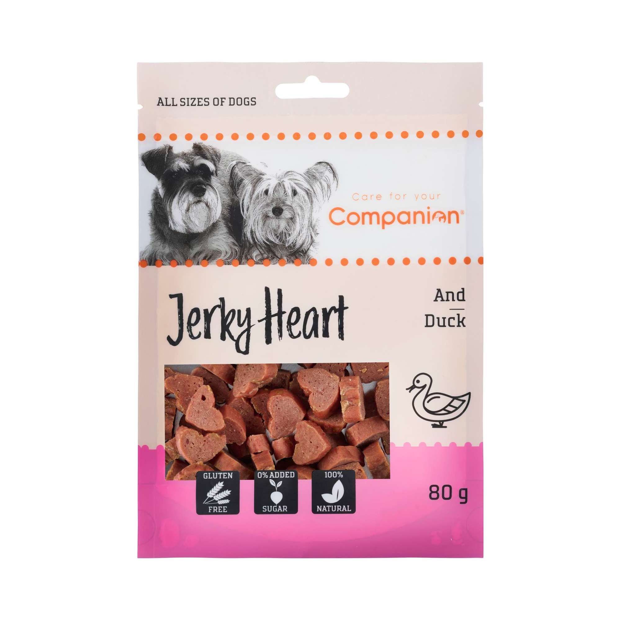 Companion Duck Jerky Heart - 80 g