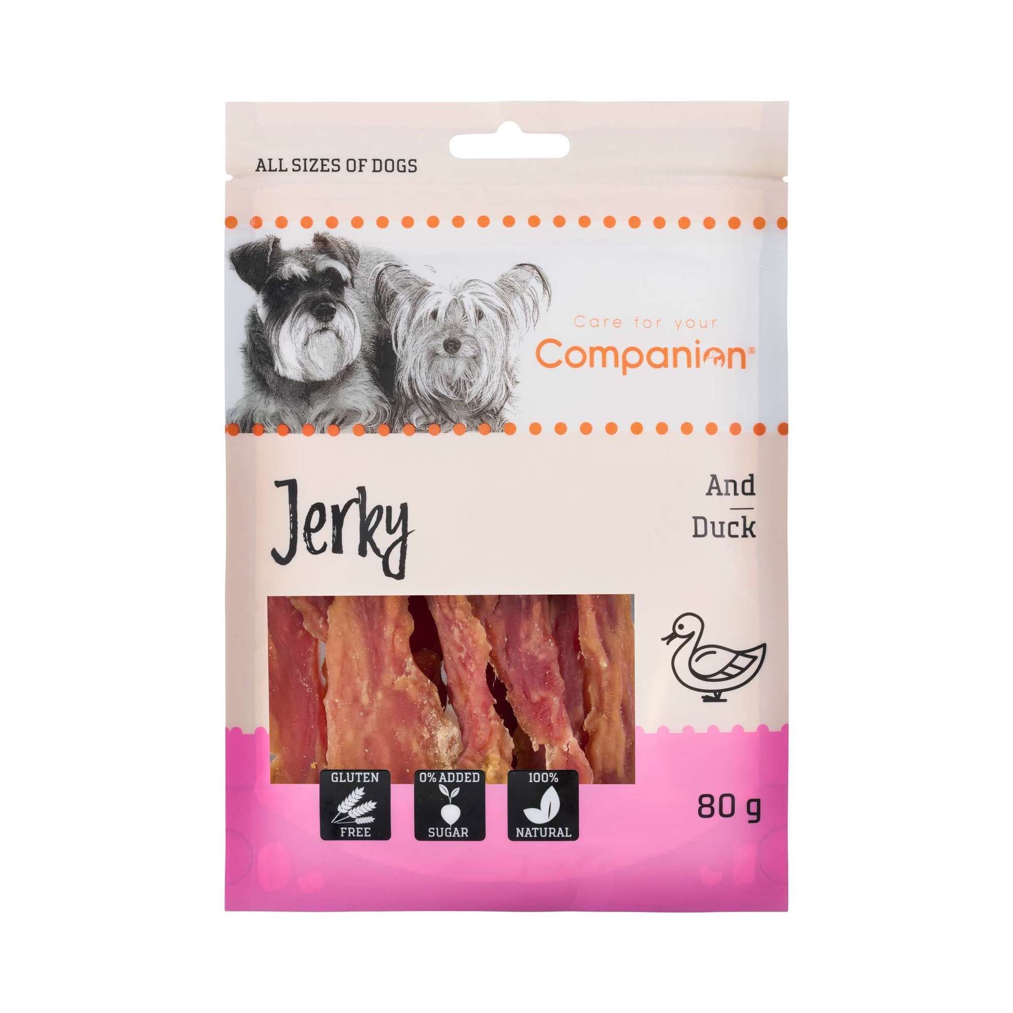 Companion Duck Jerky Stripe - 80 g
