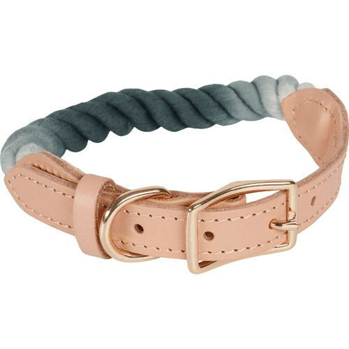 Companion lerfärgat halsband - S: 23- (33-45)