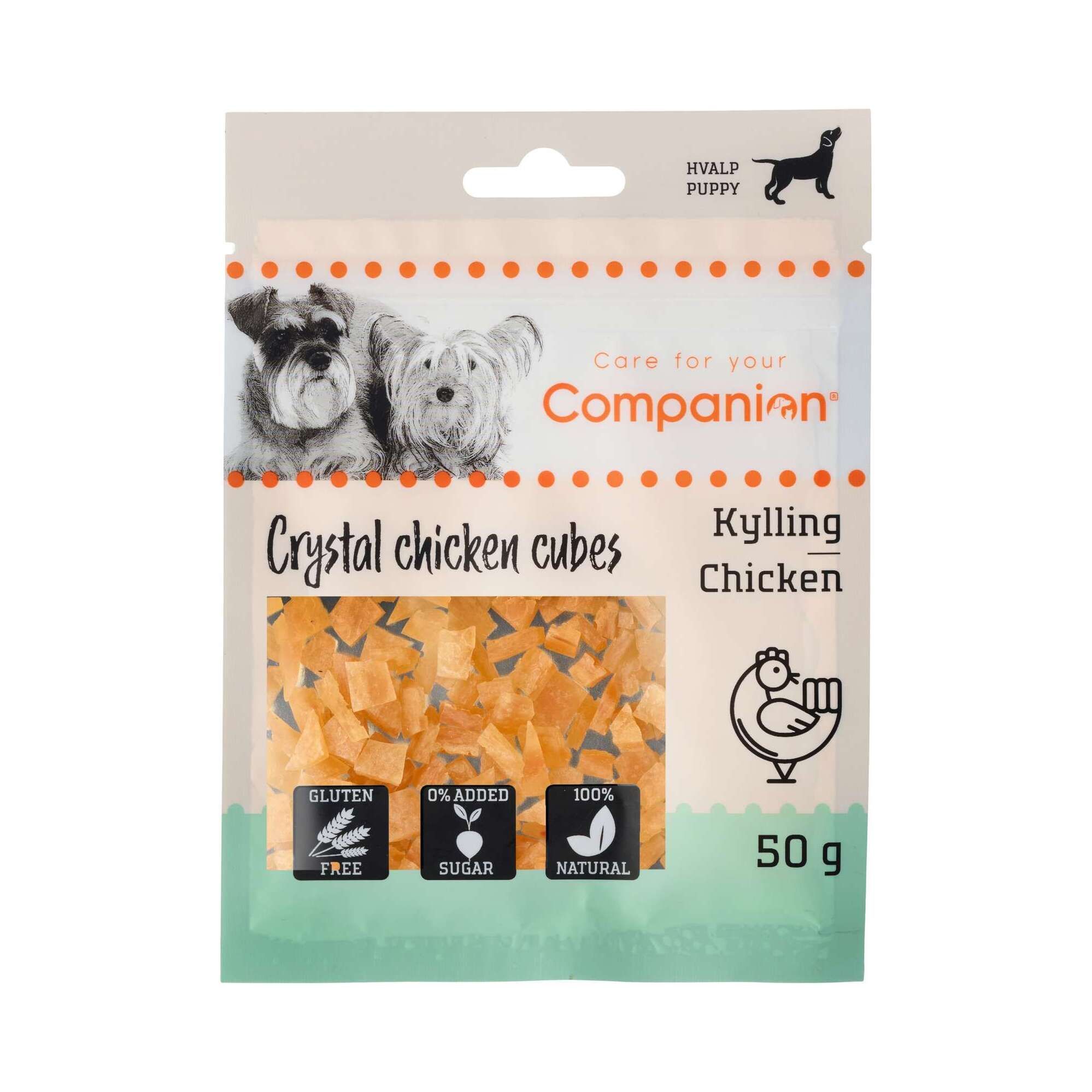 Companion Puppy Mini Chicken Cubes - 50 g