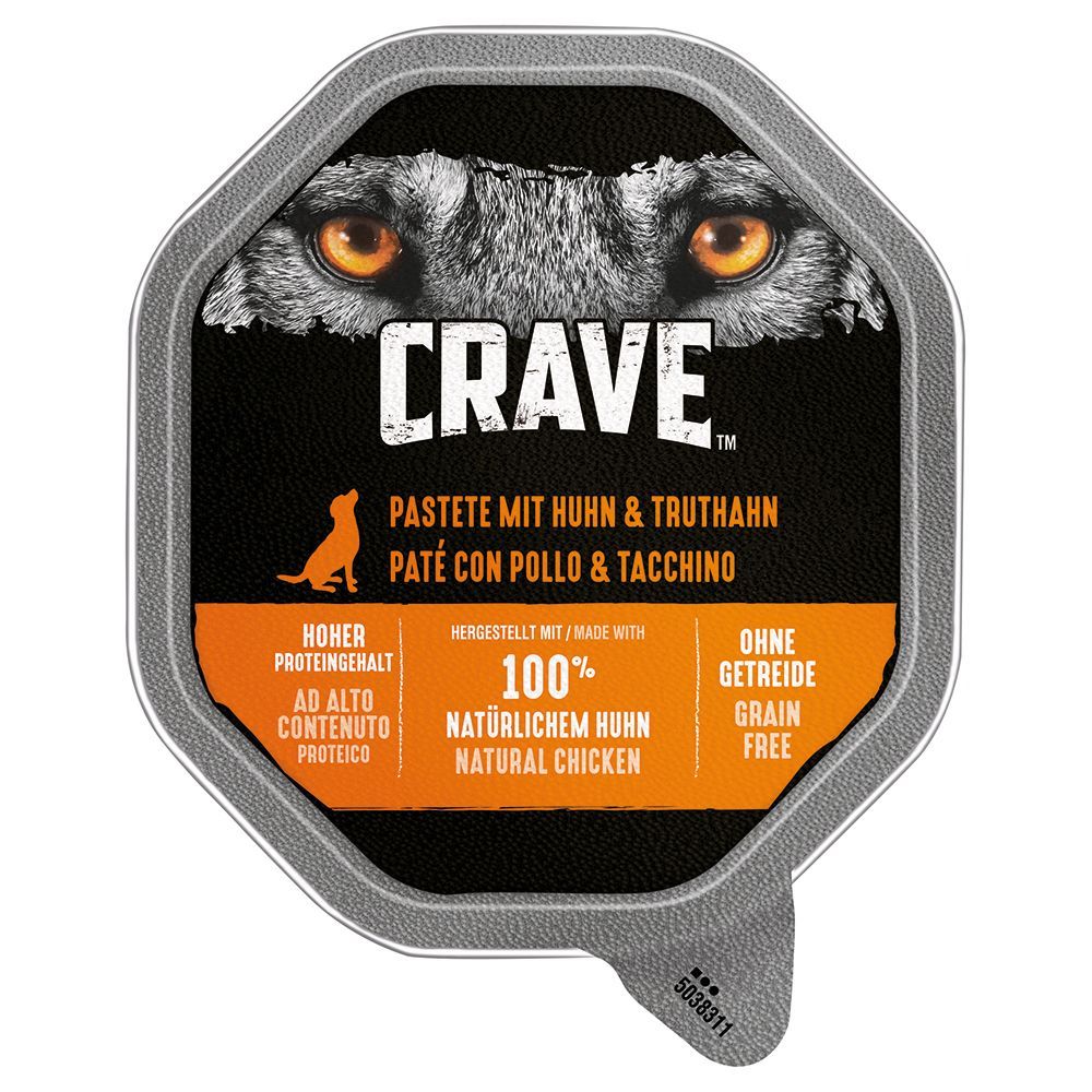 Crave Adult Dog Paté - 1 x 150 g Turkey & Chicken