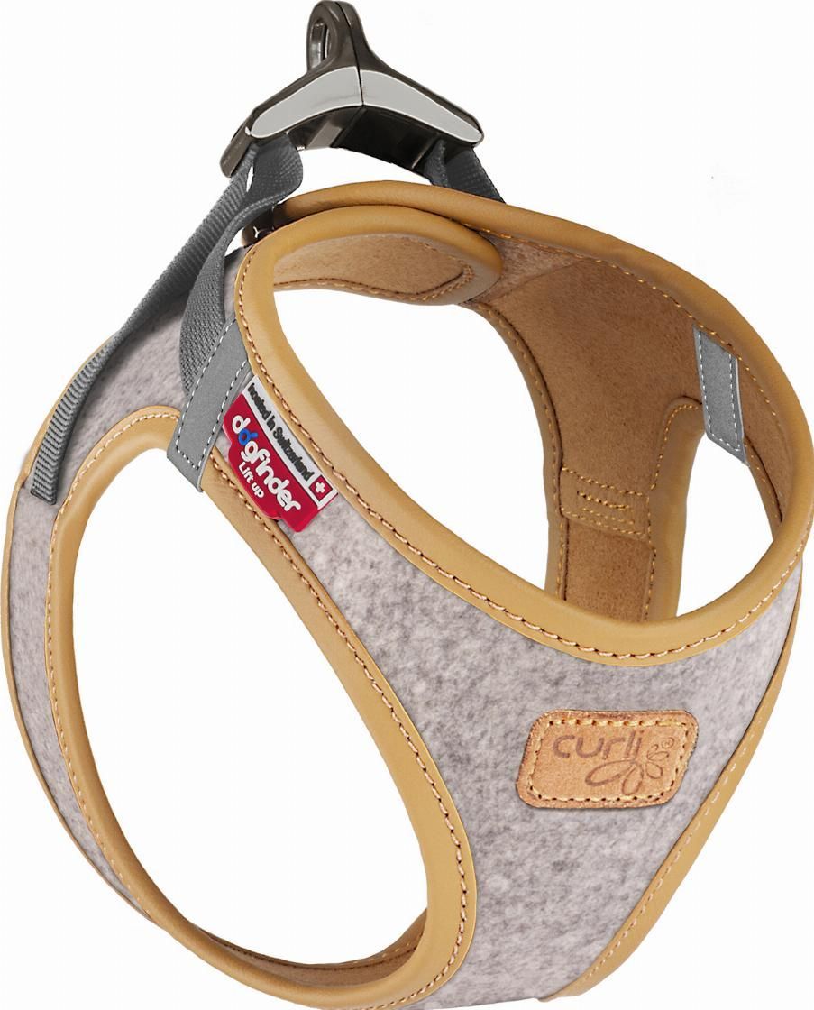 Curli Vest Clasp Alpine Hundsele - Ljusgrå (M)