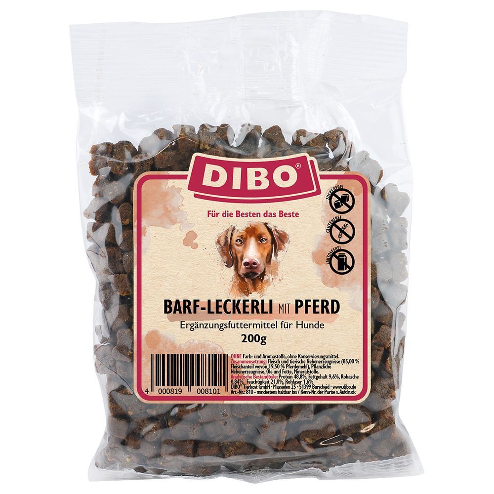 DIBO BARF godis med häst - 200 g