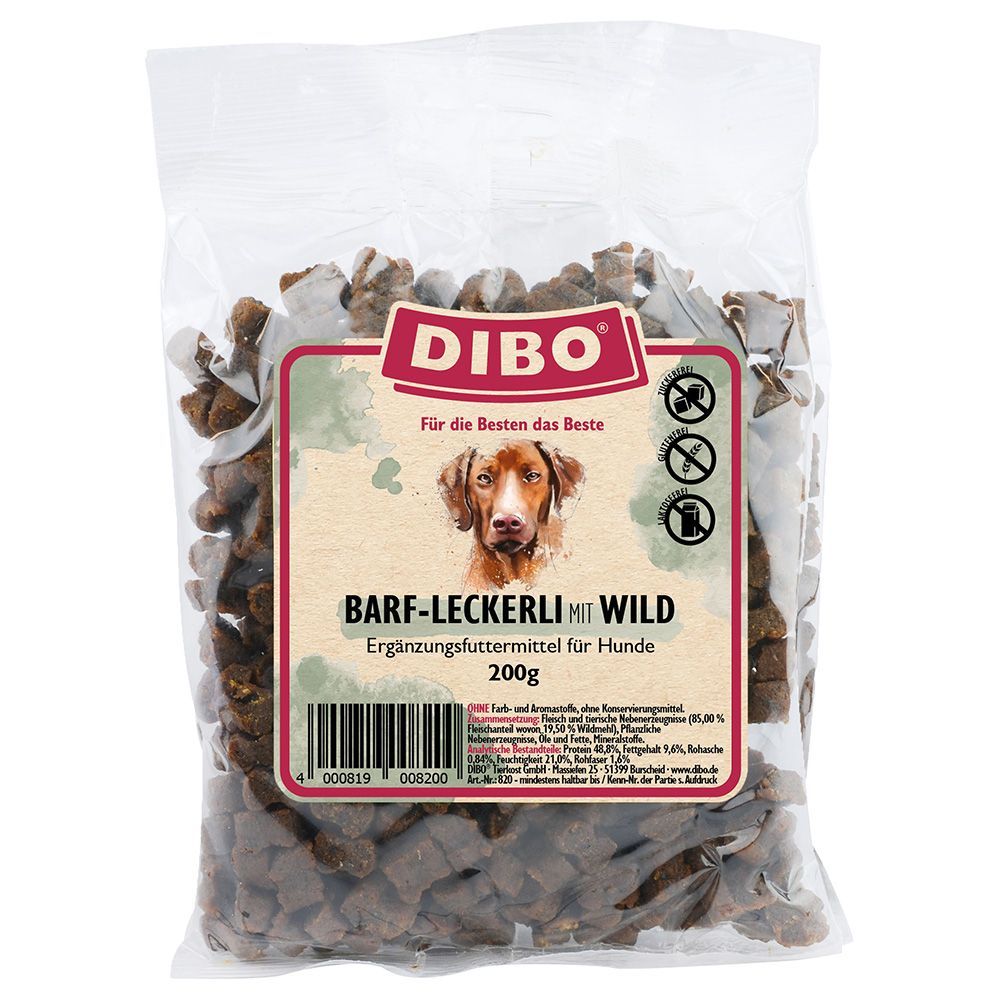 DIBO BARF godis med viltkött - 200 g