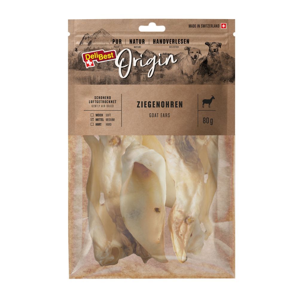 DeliBest Origin getöron - 2 x 80 g