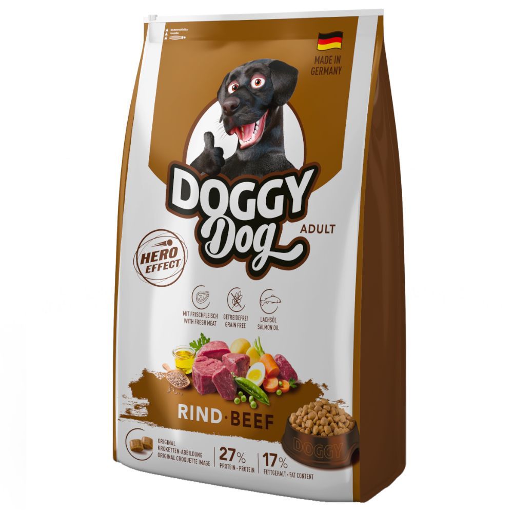 Doggy Dog Adult med nötkött - 10 kg
