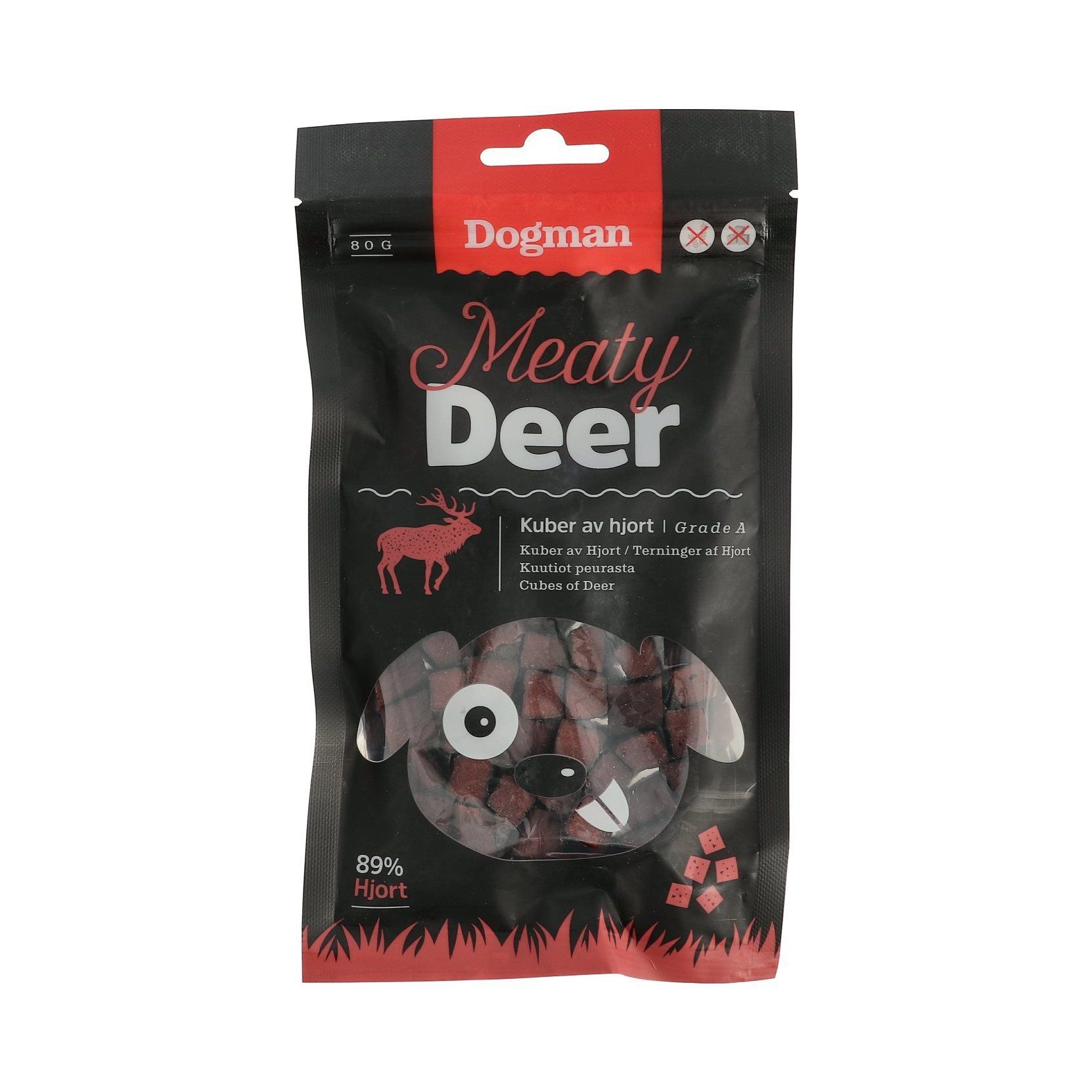 Dogman Meaty Hjort - 80 g