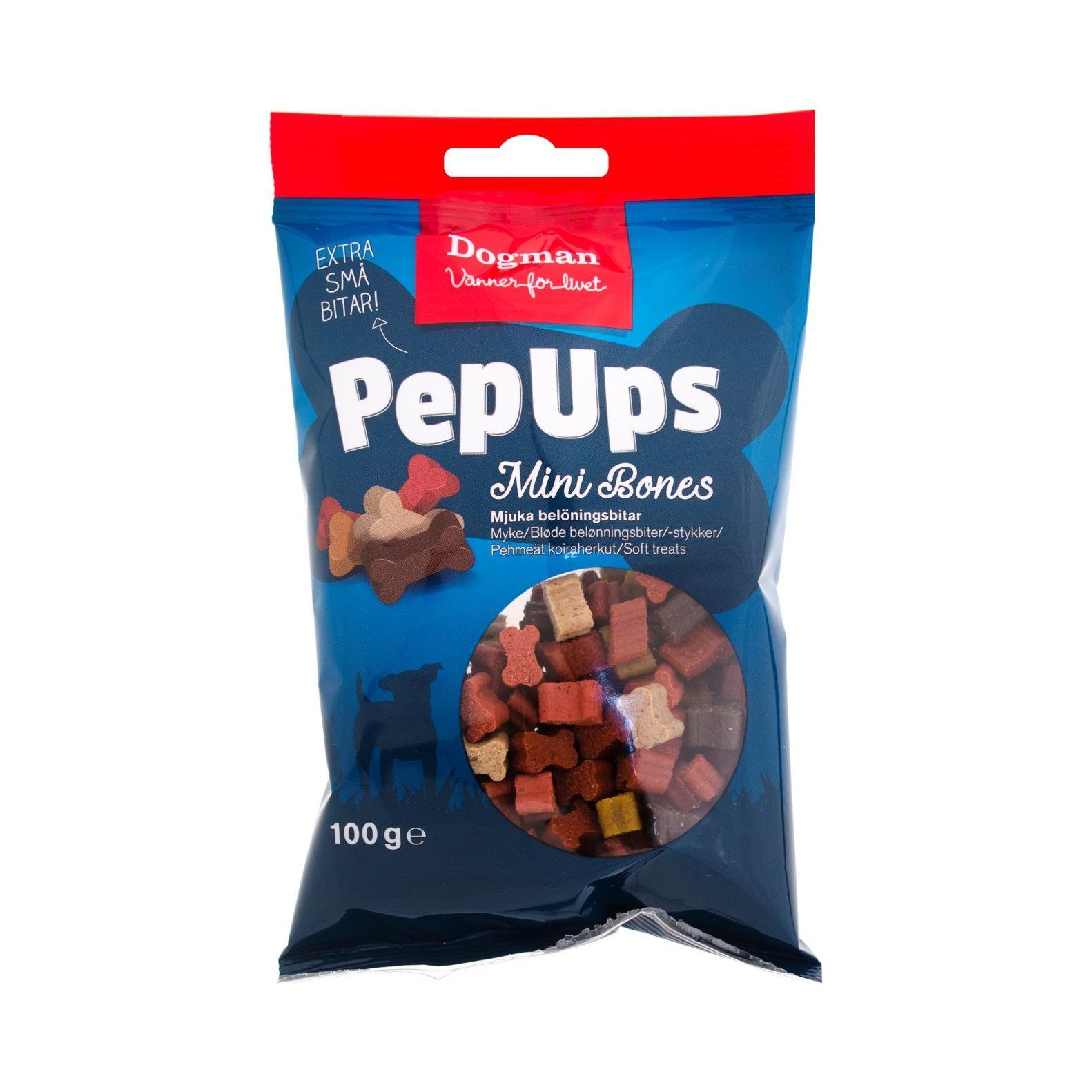 Dogman Pepups - Mini Bones Kyckling & Vilt / 100 g