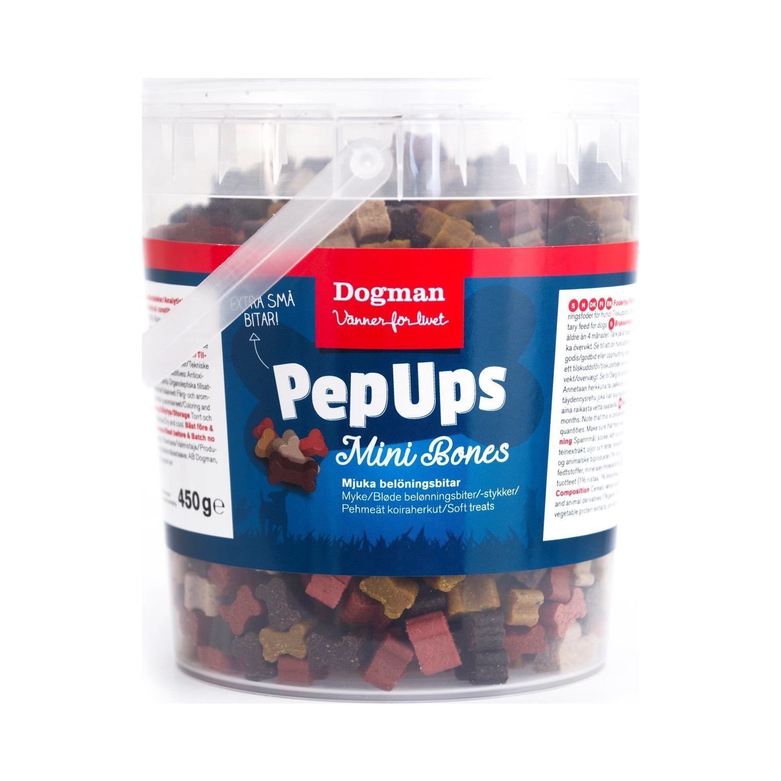 Dogman Pepups - Mini Bones Kyckling & Vilt / 450 g
