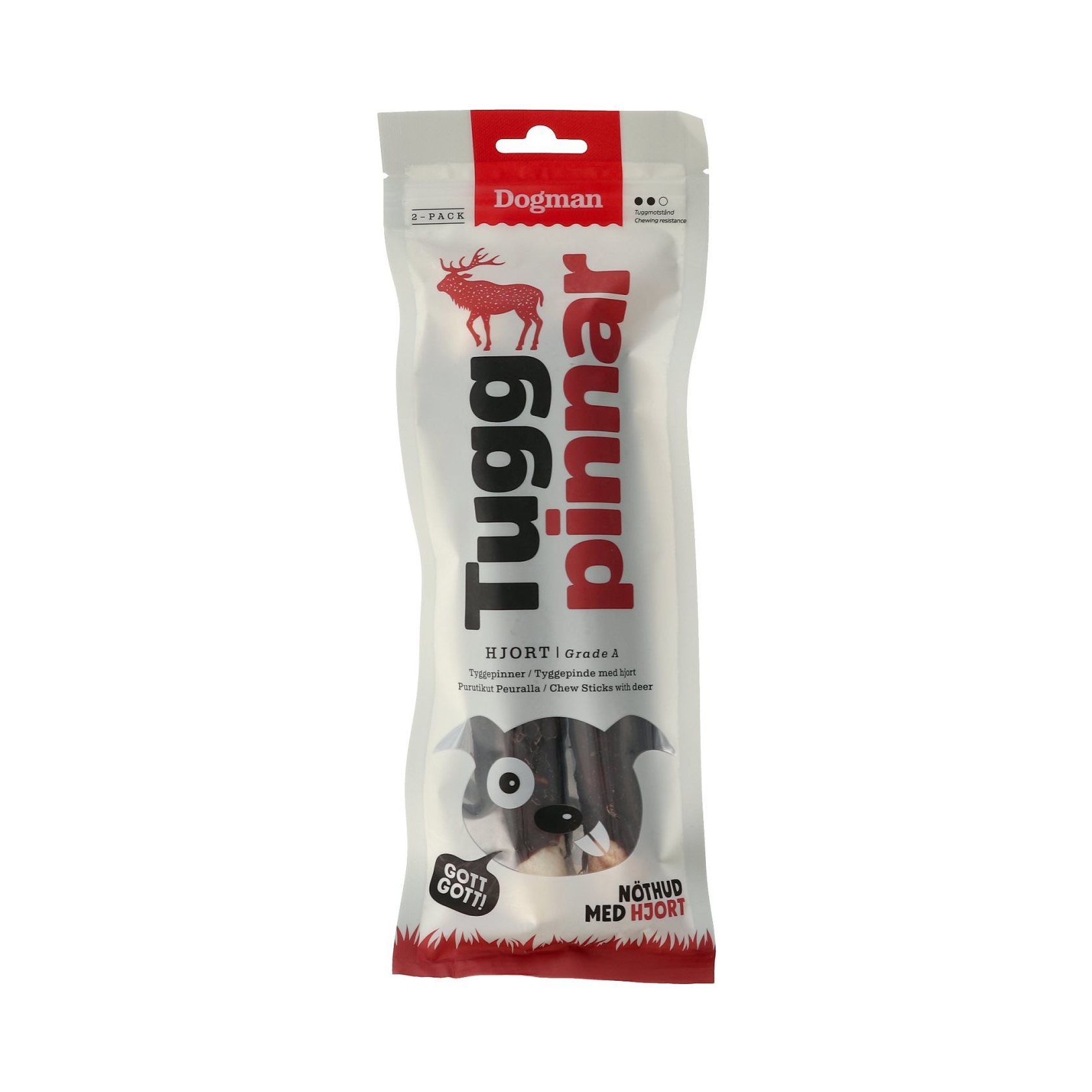 Dogman Tuggpinnar Hjort - 20 cm / 2-pack