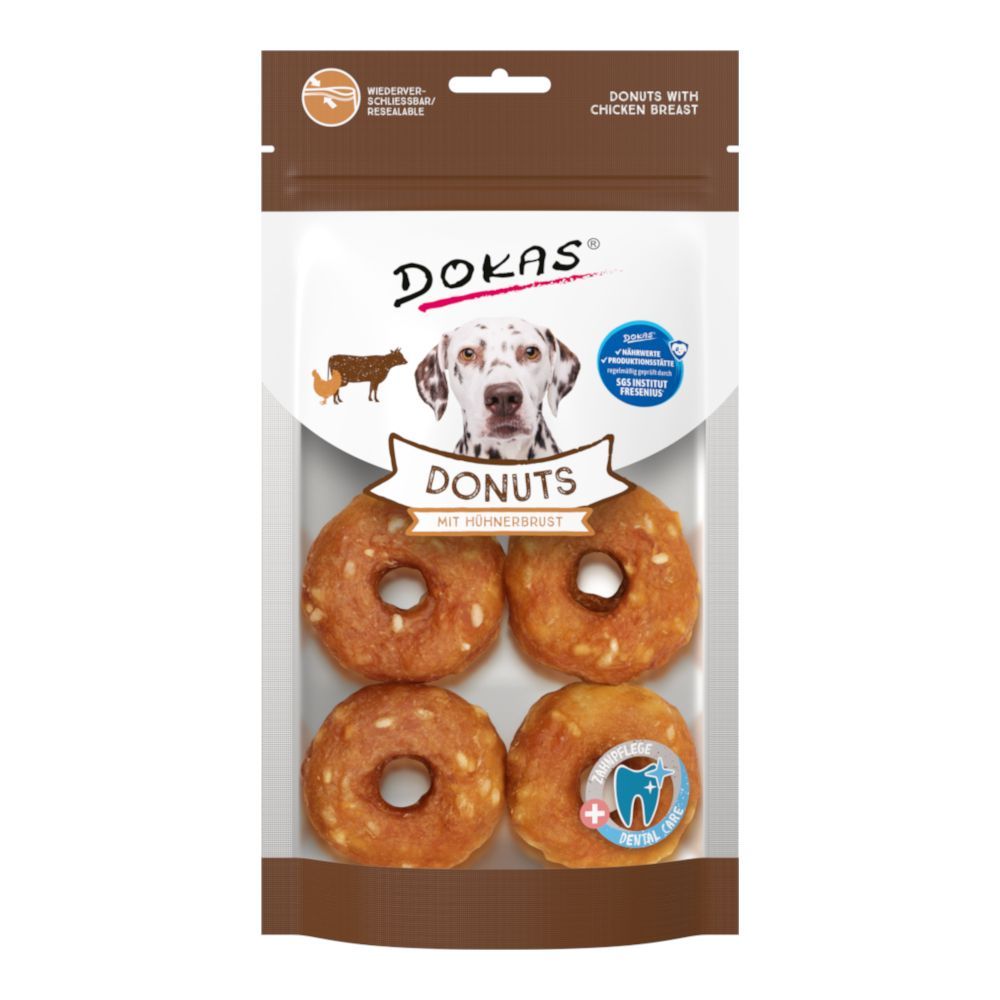 Dokas Donuts 160 g - med kycklingbröst (160 g)