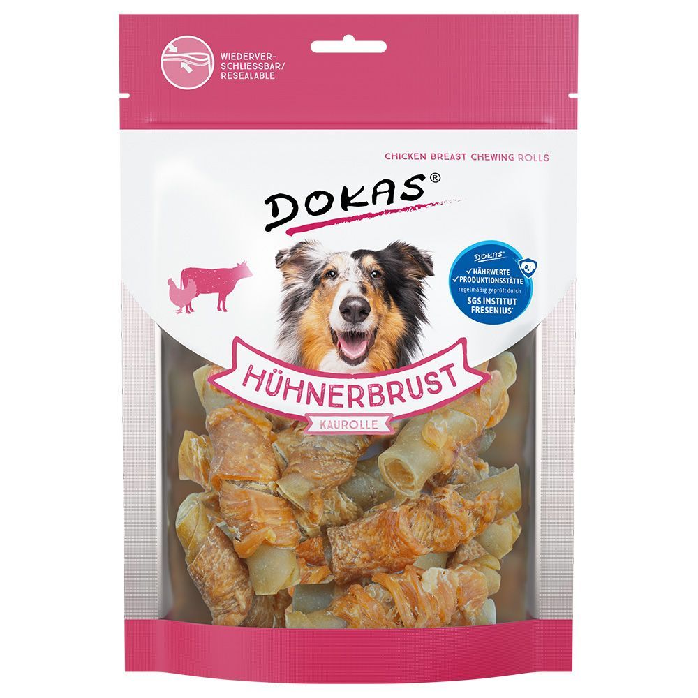 Dokas Kycklingbröst tuggrulle 250 g