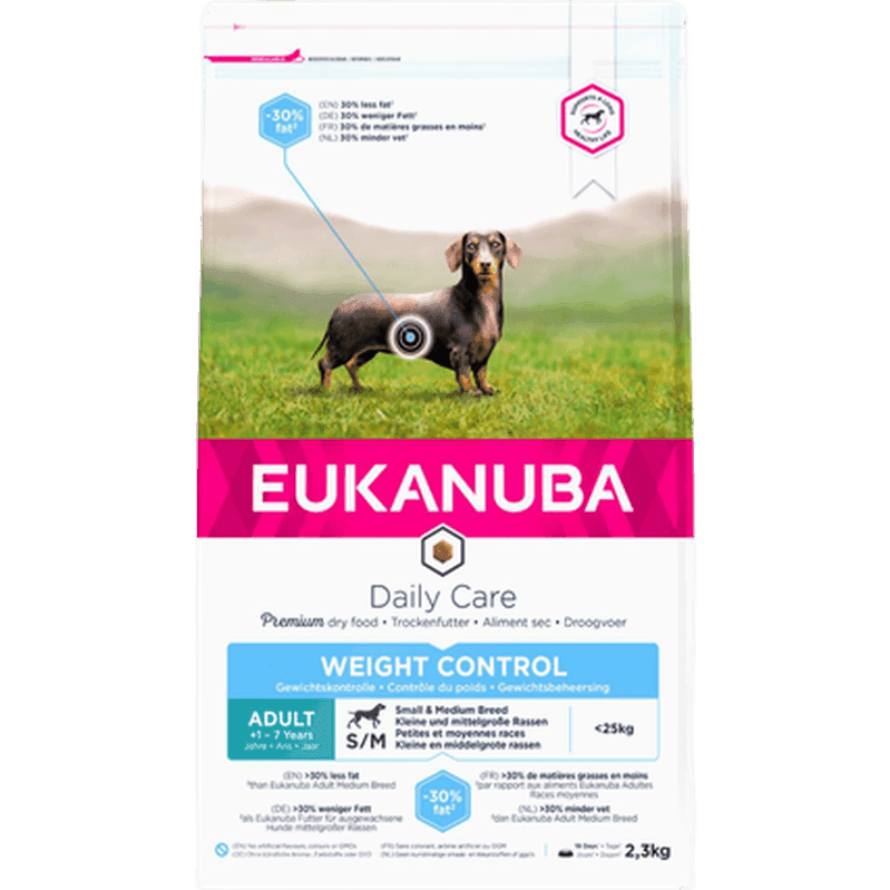 Dog Adult Weight Control Small/Medium 2,3 kg