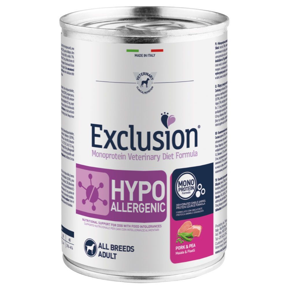 Exclusion Diet 12 x 400 g - Gris & ärtor