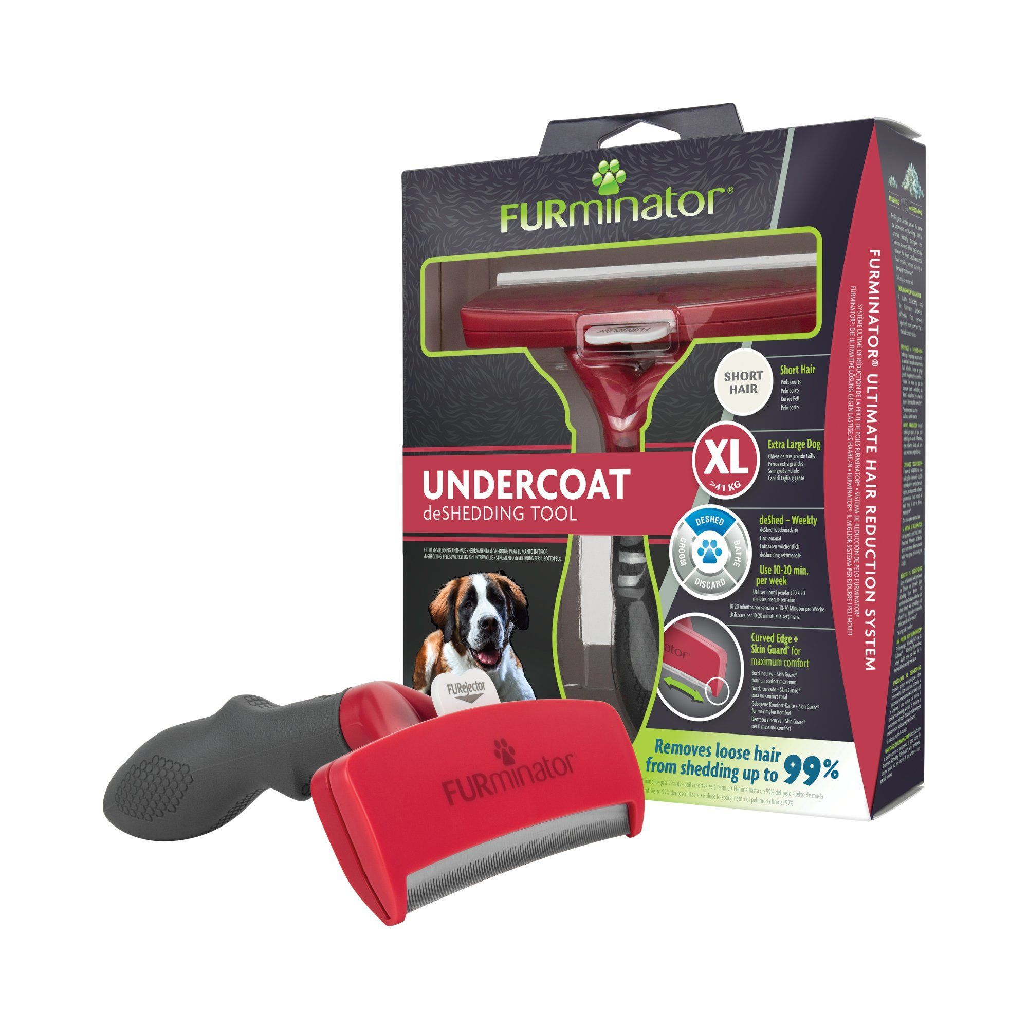 FURminator för Hund - XL / För långhåriga hundar